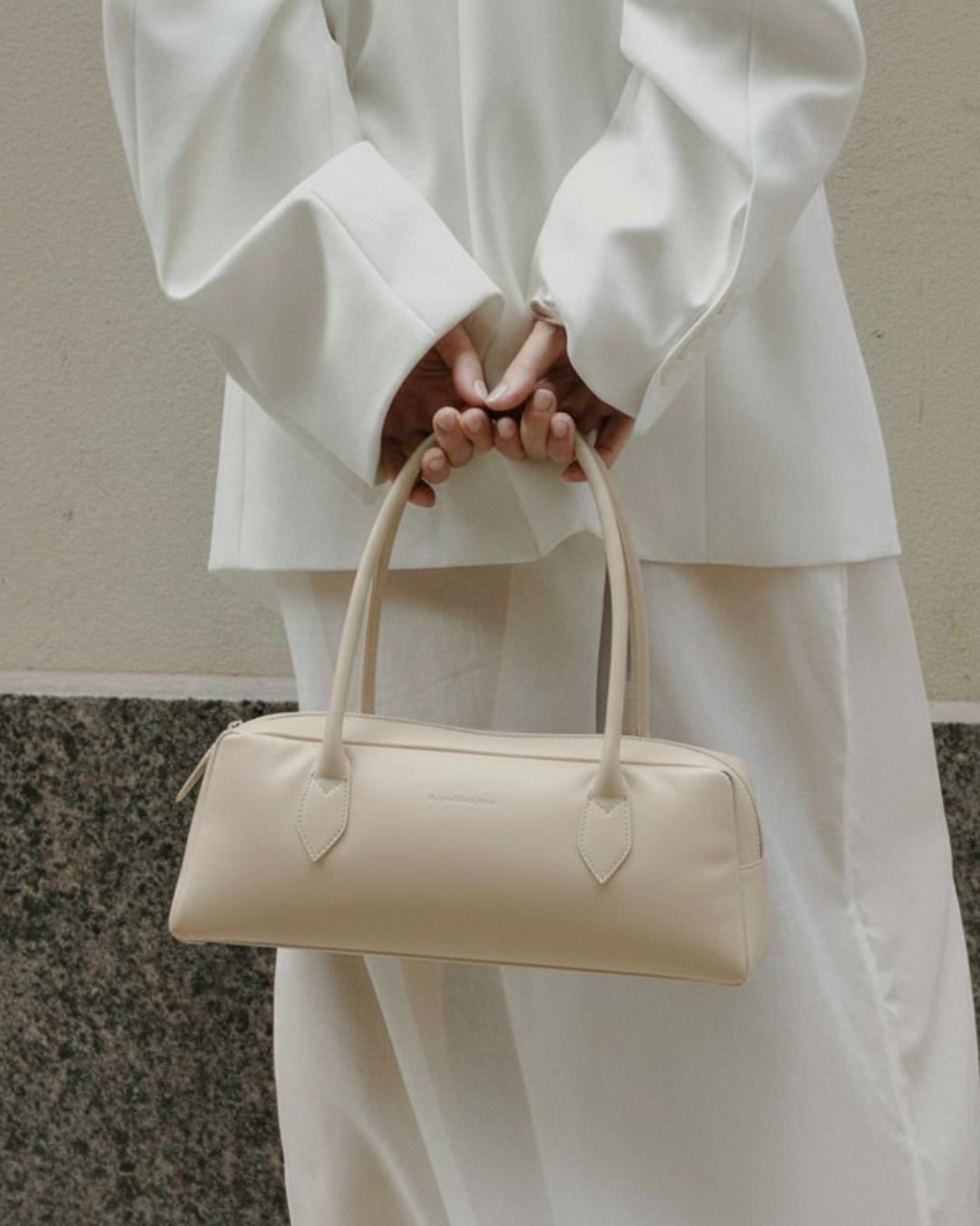Ella East-West Shoulder Bag - Earthy Beige