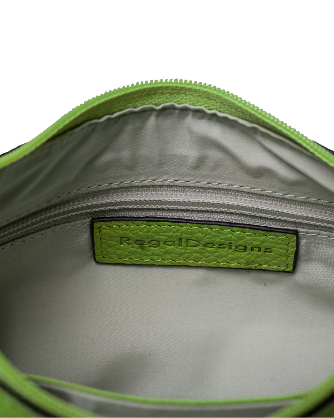 Demi Lune Cross Body Bag - Green Apple