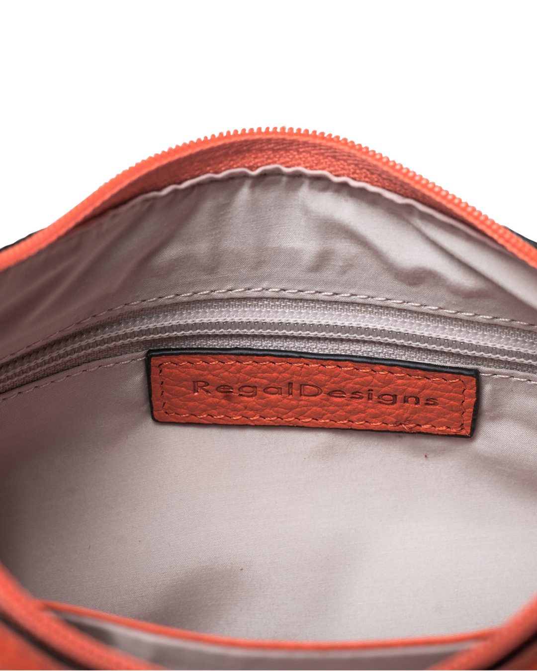 Demi Lune Cross Body Bag - Orange