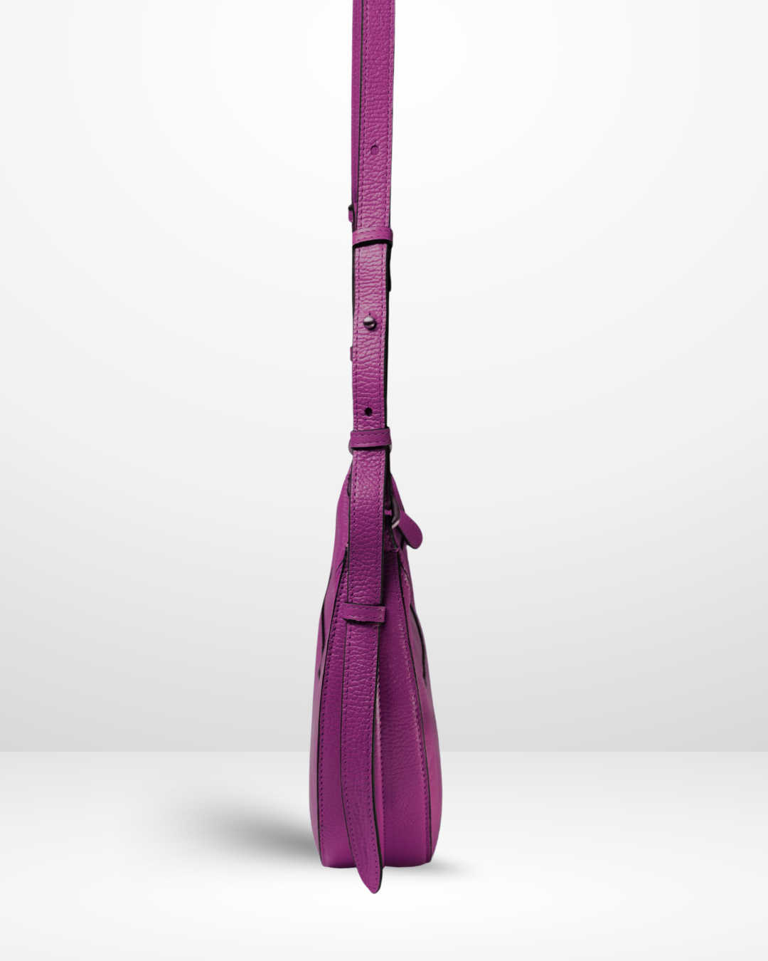 Demi Lune Cross Body Bag - Purple