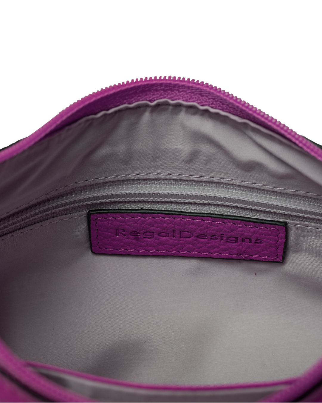 Demi Lune Cross Body Bag - Purple