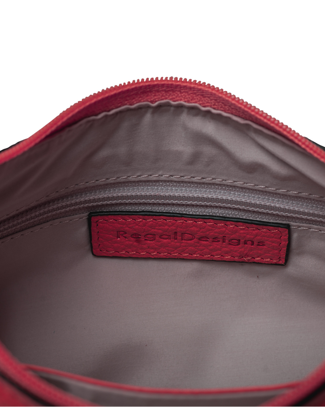 Demi Lune Cross Body Bag - Tomato Red