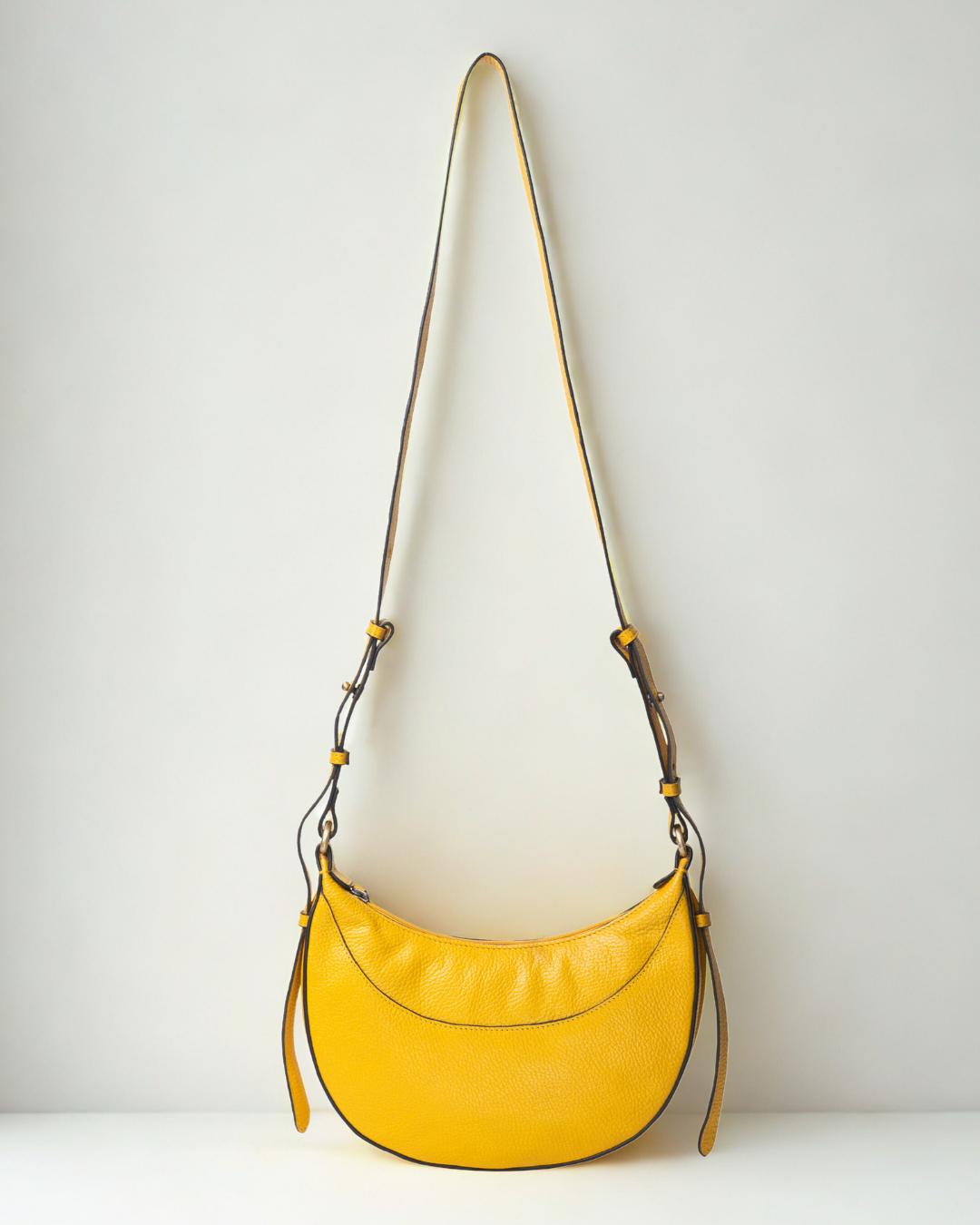 Demi Lune Cross Body Bag - Sunshine Yellow