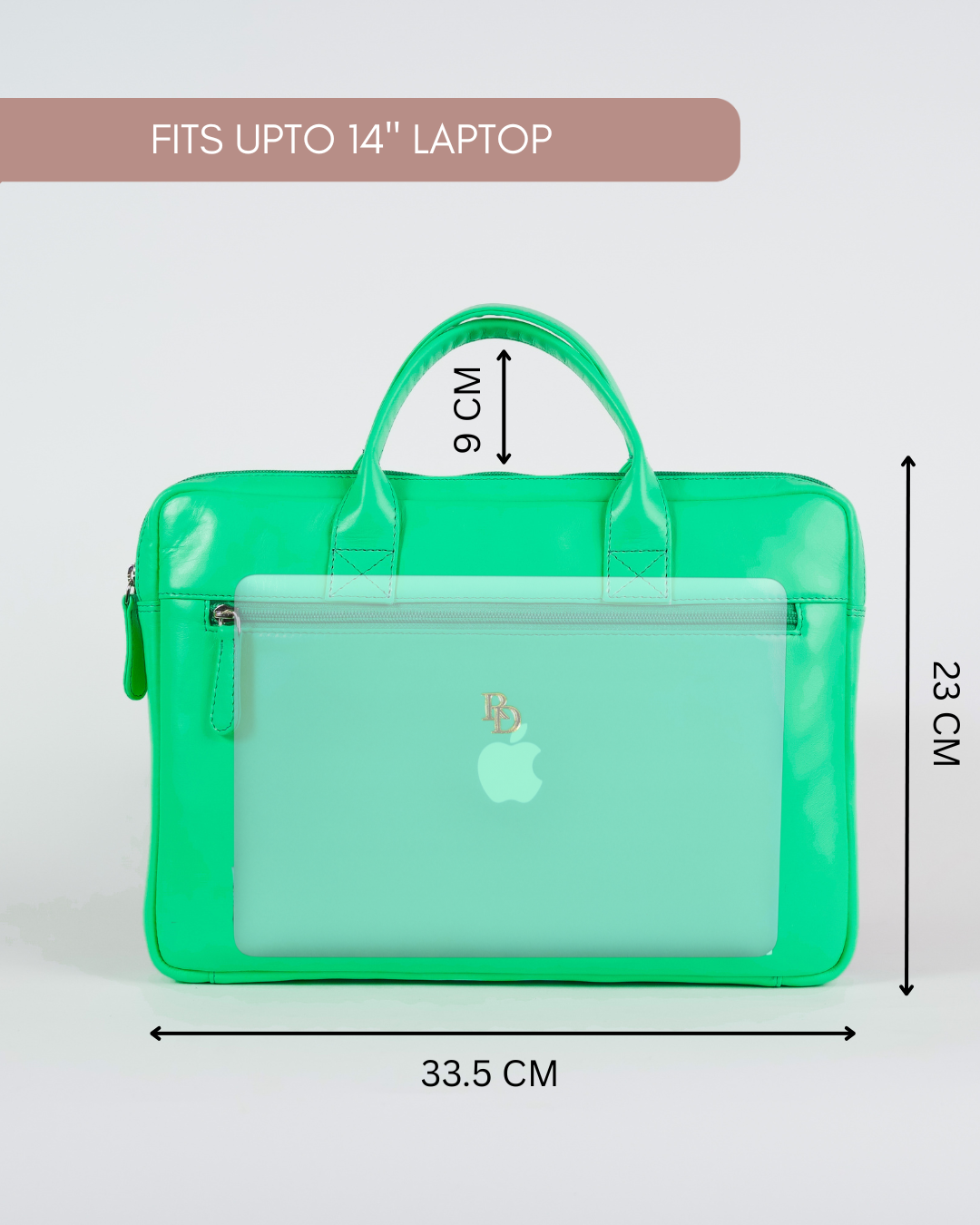 Loop Laptop Bag - Aqua Green