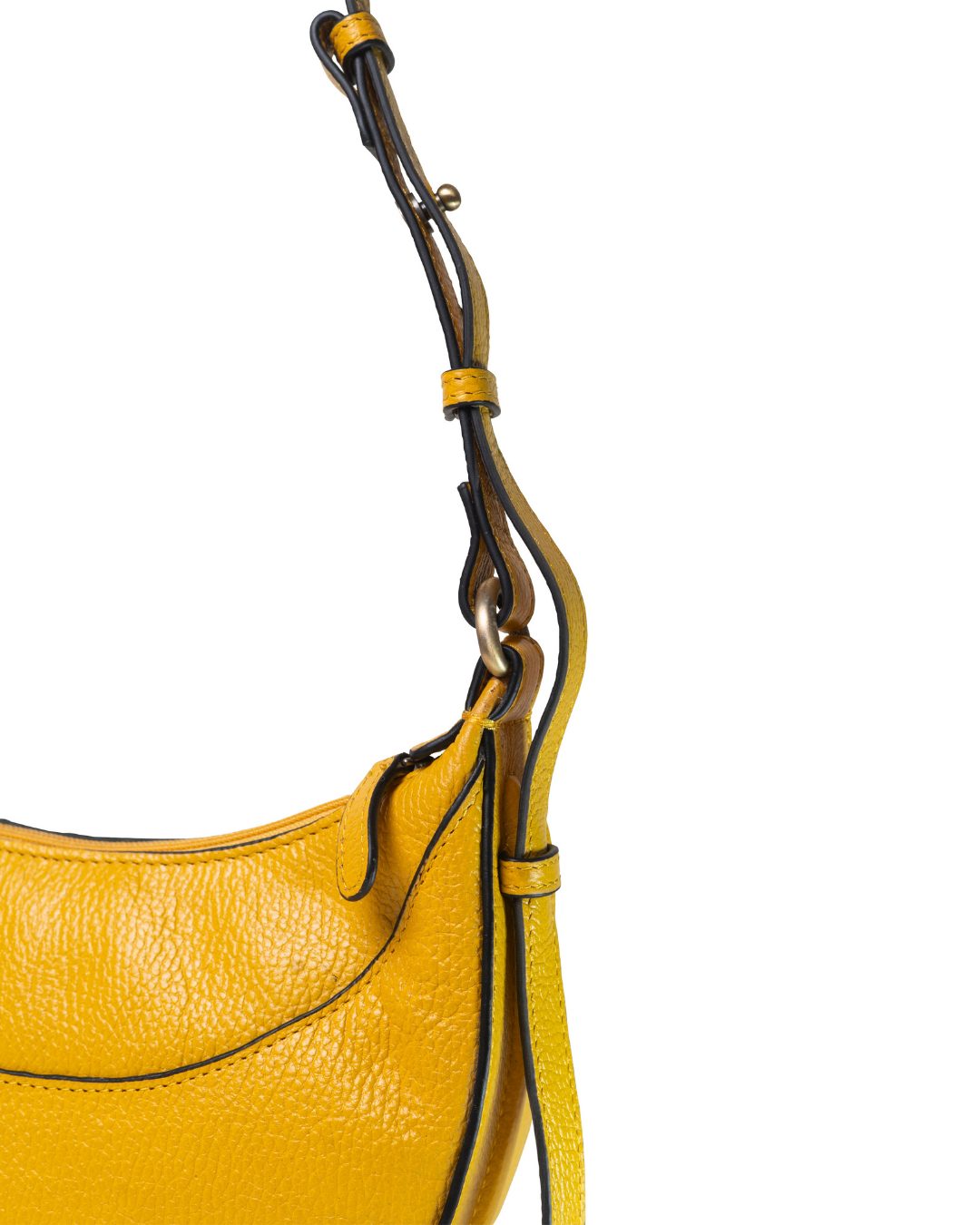 Demi Lune Cross Body Bag - Sunshine Yellow