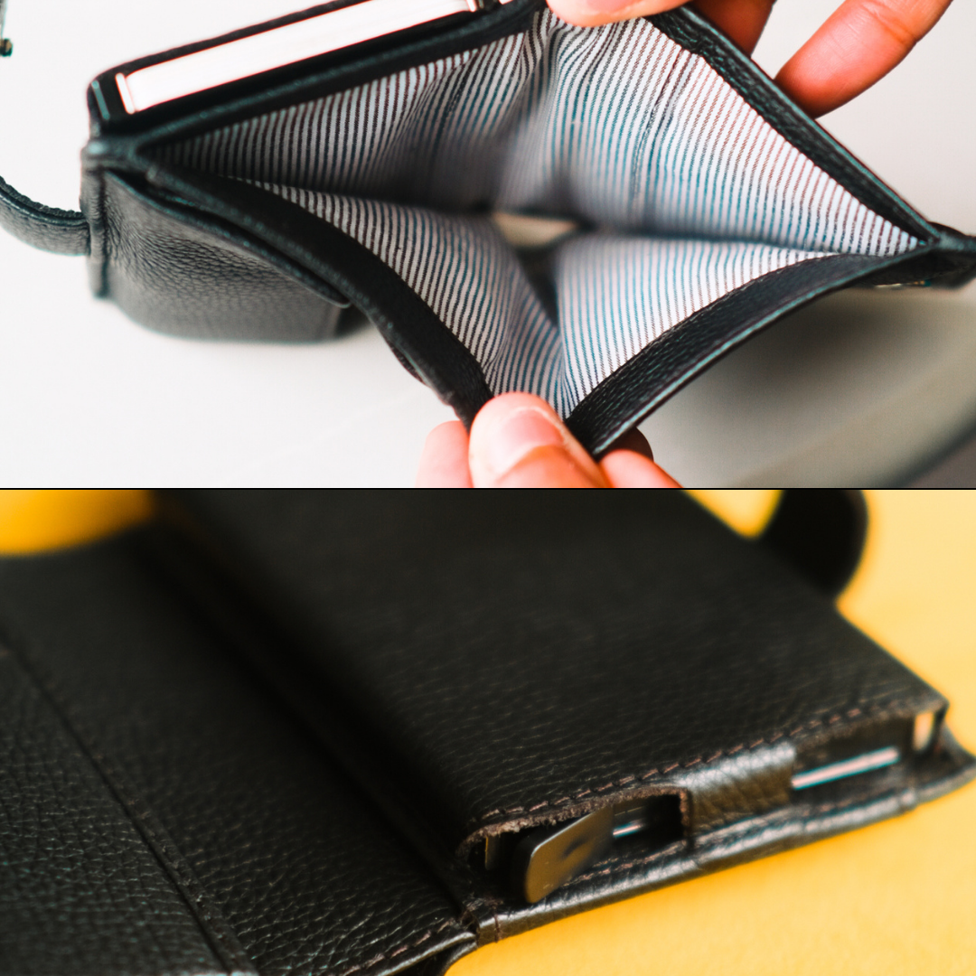 Denver RFID Protected Wallet Cardholder with Coin Pocket