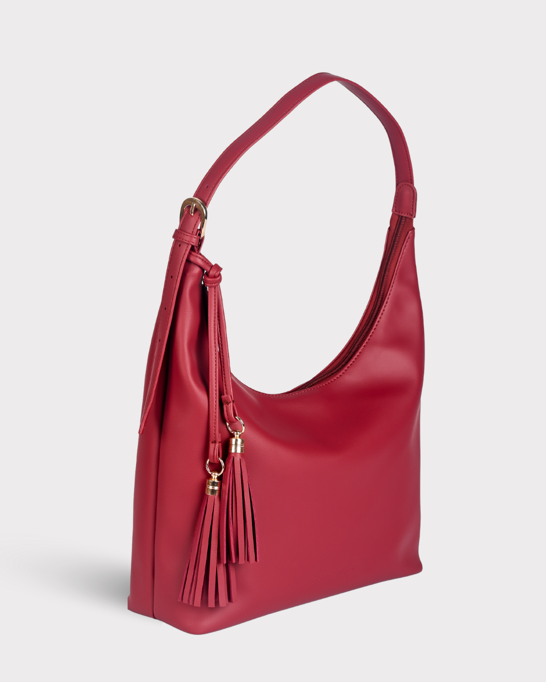 Nora Hobo Bag - Burgundy
