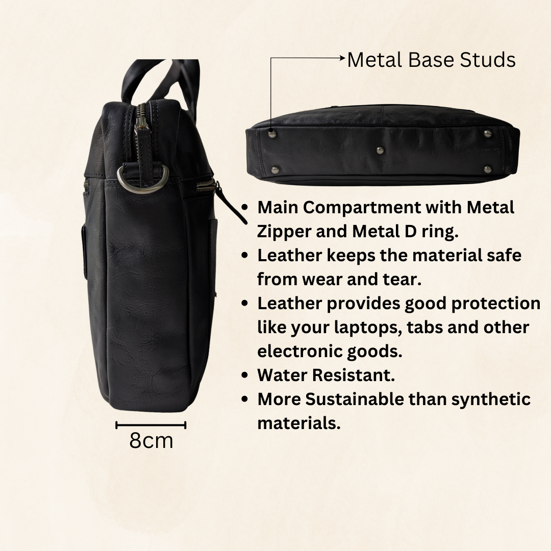 Master Laptop Bag | For Men - Black