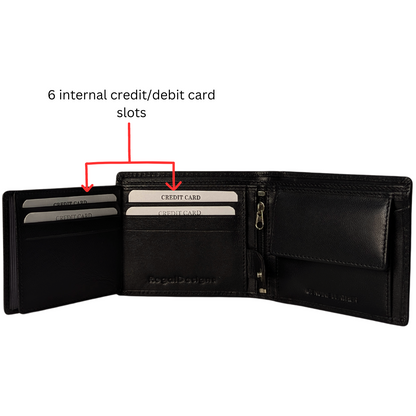 Regal Classic Leather Wallet - Black