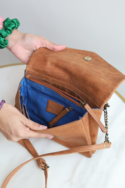 Sunset Tan Sling Bag