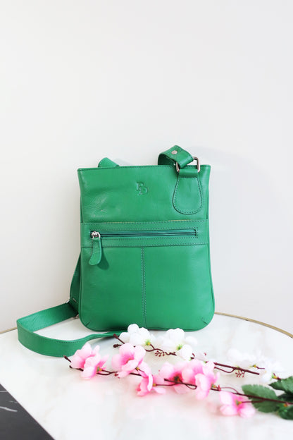 Carry Me Anywhere Green Cross Body bag