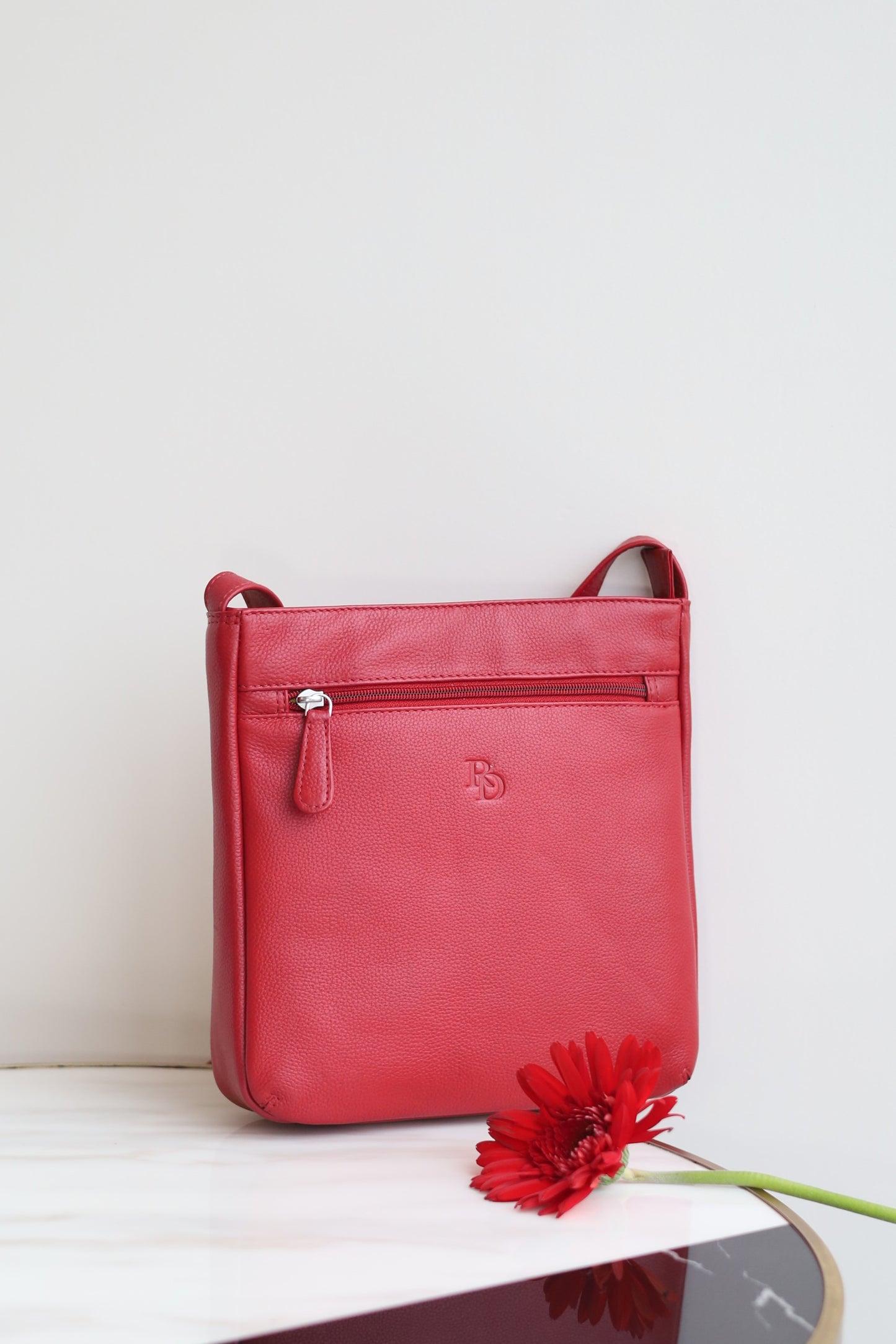 Effortless Essentials Red Cross body bag