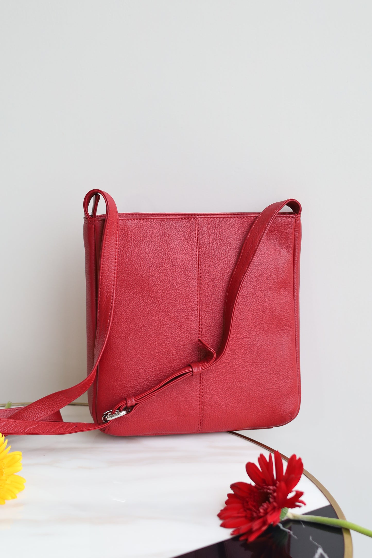 Effortless Essentials Red Cross body bag