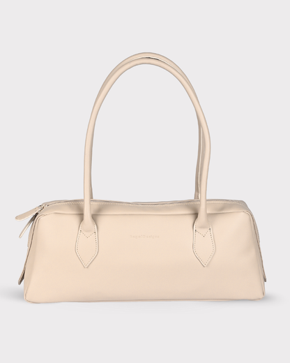 Ella East-West Shoulder Bag - Earthy Beige