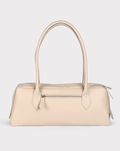 Ella East-West Shoulder Bag - Earthy Beige