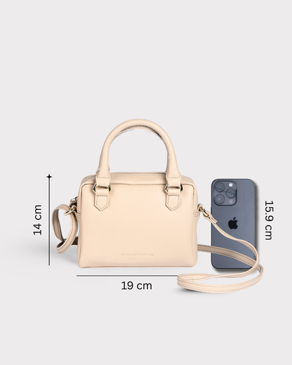 Rhea Mini CrossBody Bag - Earthy Beige