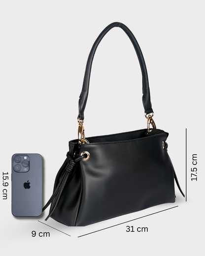 Zara Shoulder Bag - Black