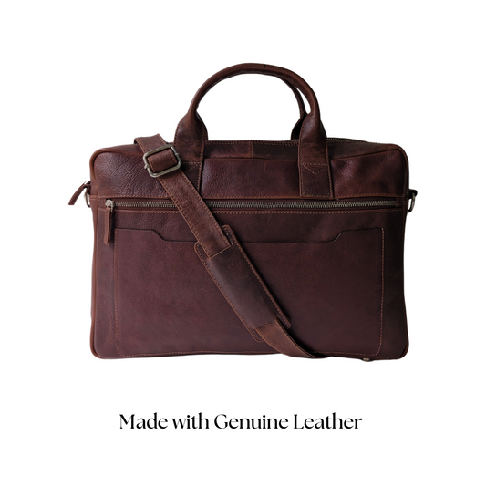 Master Laptop Bag | For Men - Dark Brown