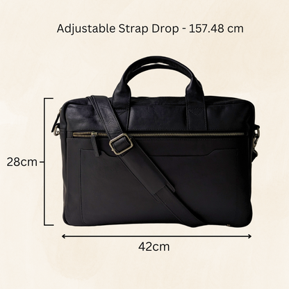 Master Laptop Bag | For Men - Black