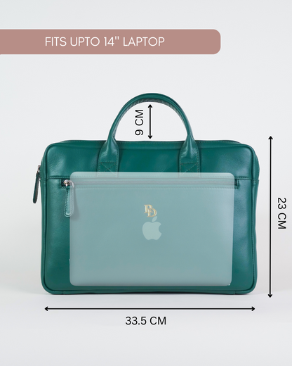Ace Laptop Bag - Bottle Green