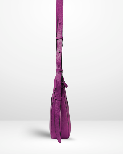 Demi Lune Cross Body Bag - Purple