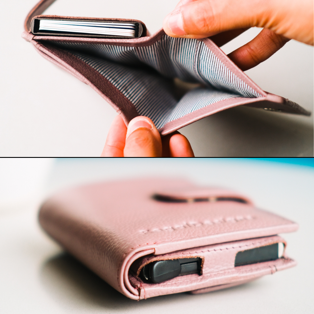 Elise RFID Protected Wallet Cardholder with Coin Pocket