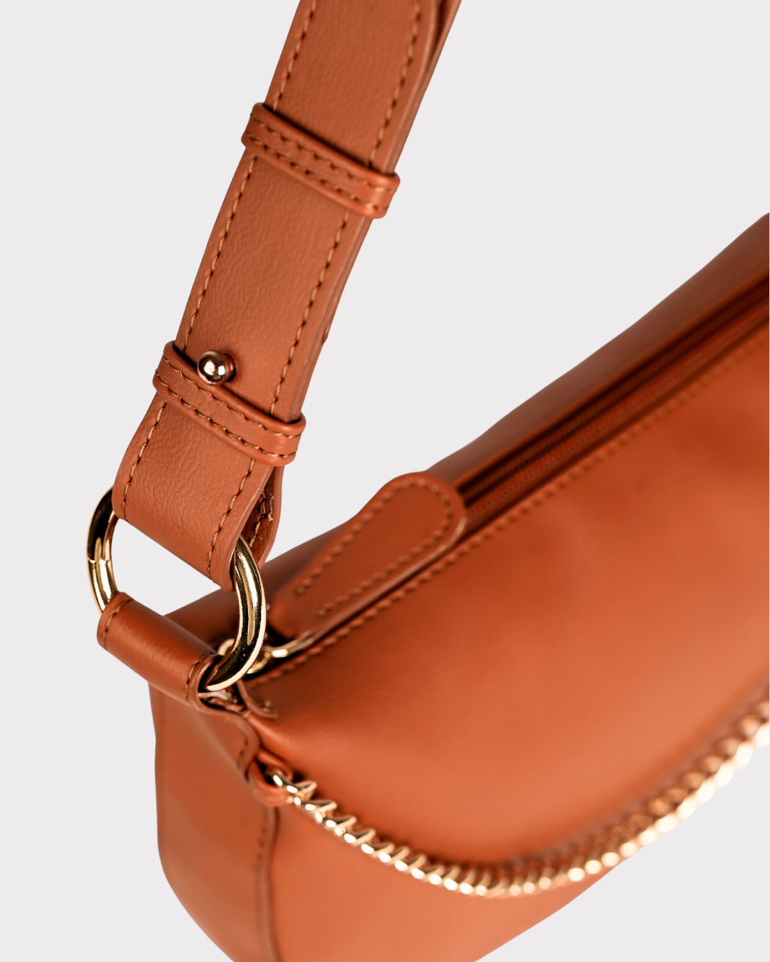 Mira Mini Moon Bag - Tan