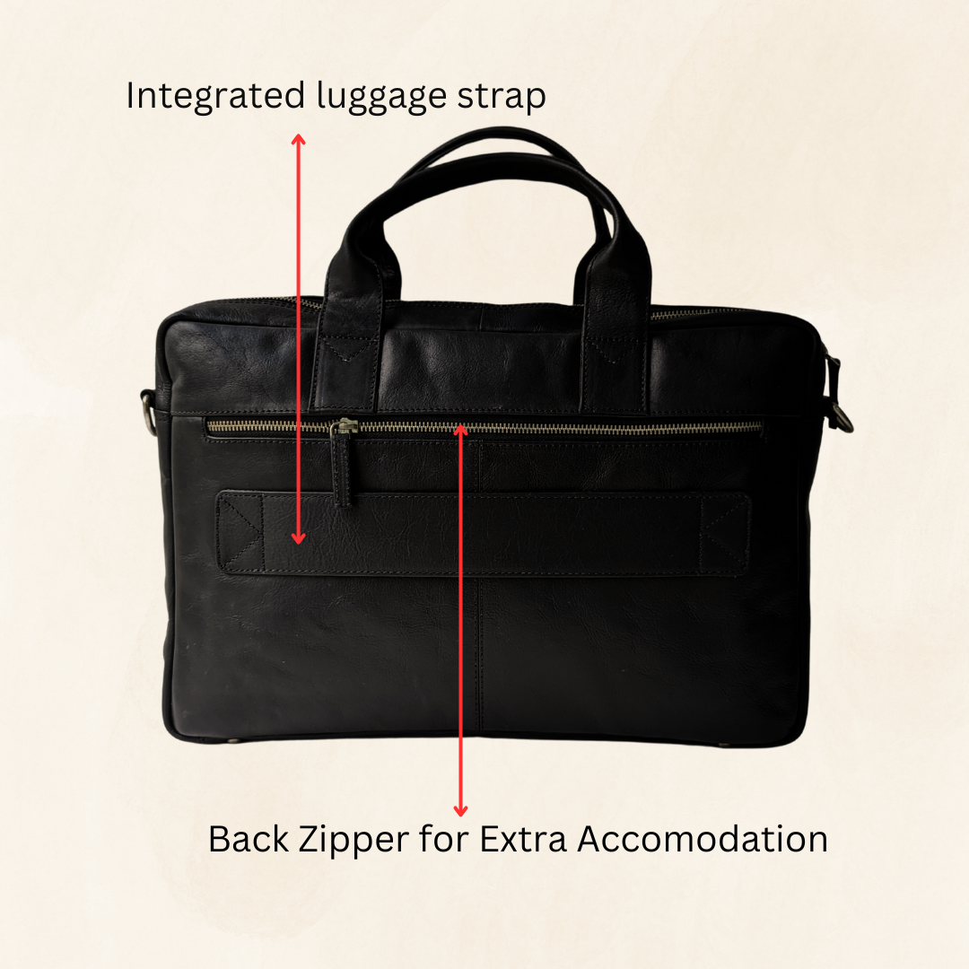 Master Laptop Bag | For Men - Black