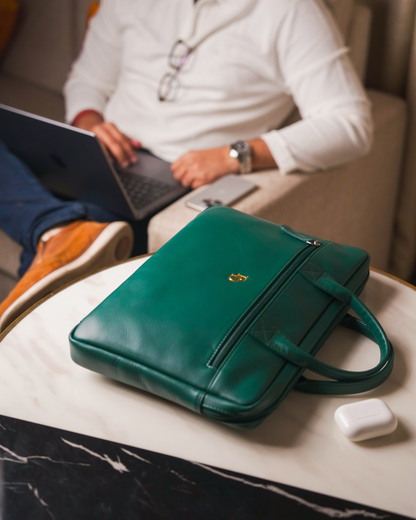 Ace Laptop Bag - Bottle Green